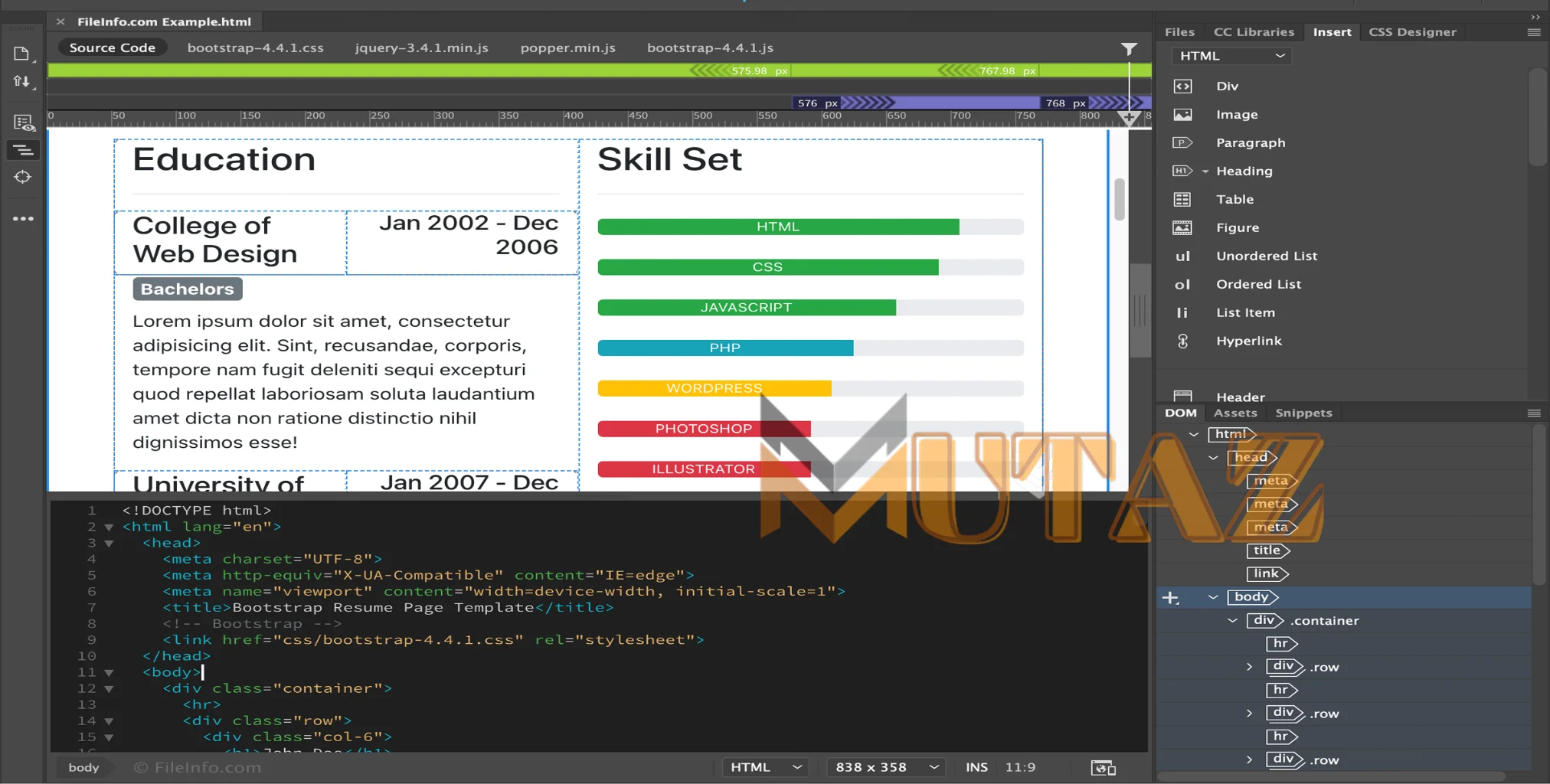 Adobe Dreamweaver 2021 Mutaz