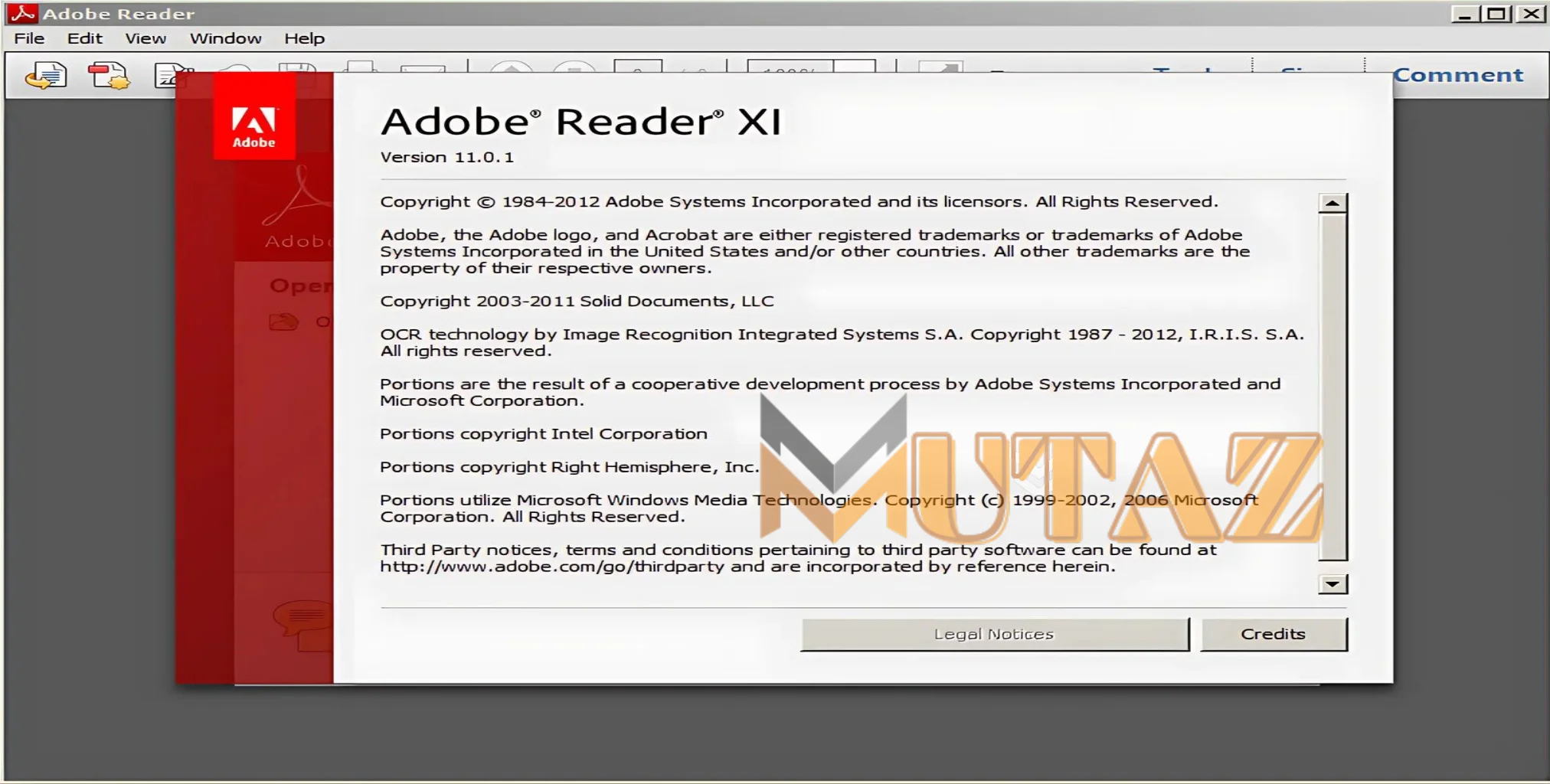 Adobe Reader XI Mutaz