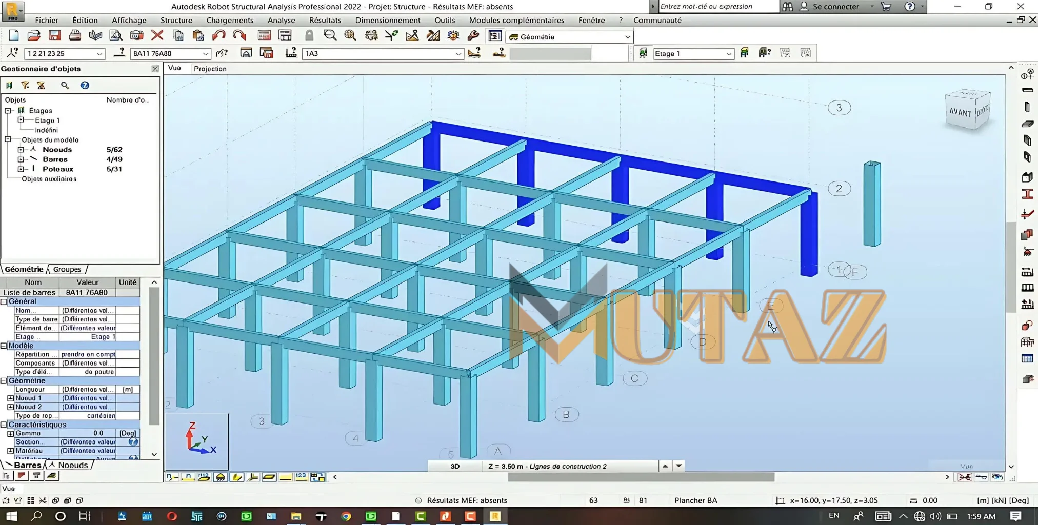 Autodesk Robot Structural Analysis Professional Mutaz