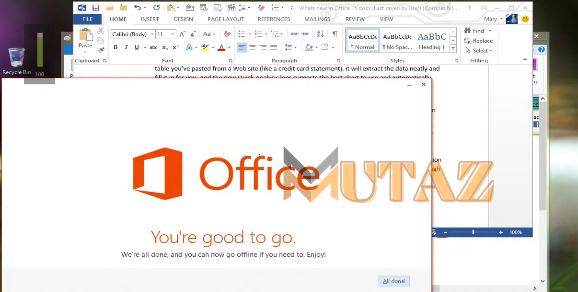 Microsoft Office 2013 Mutaz