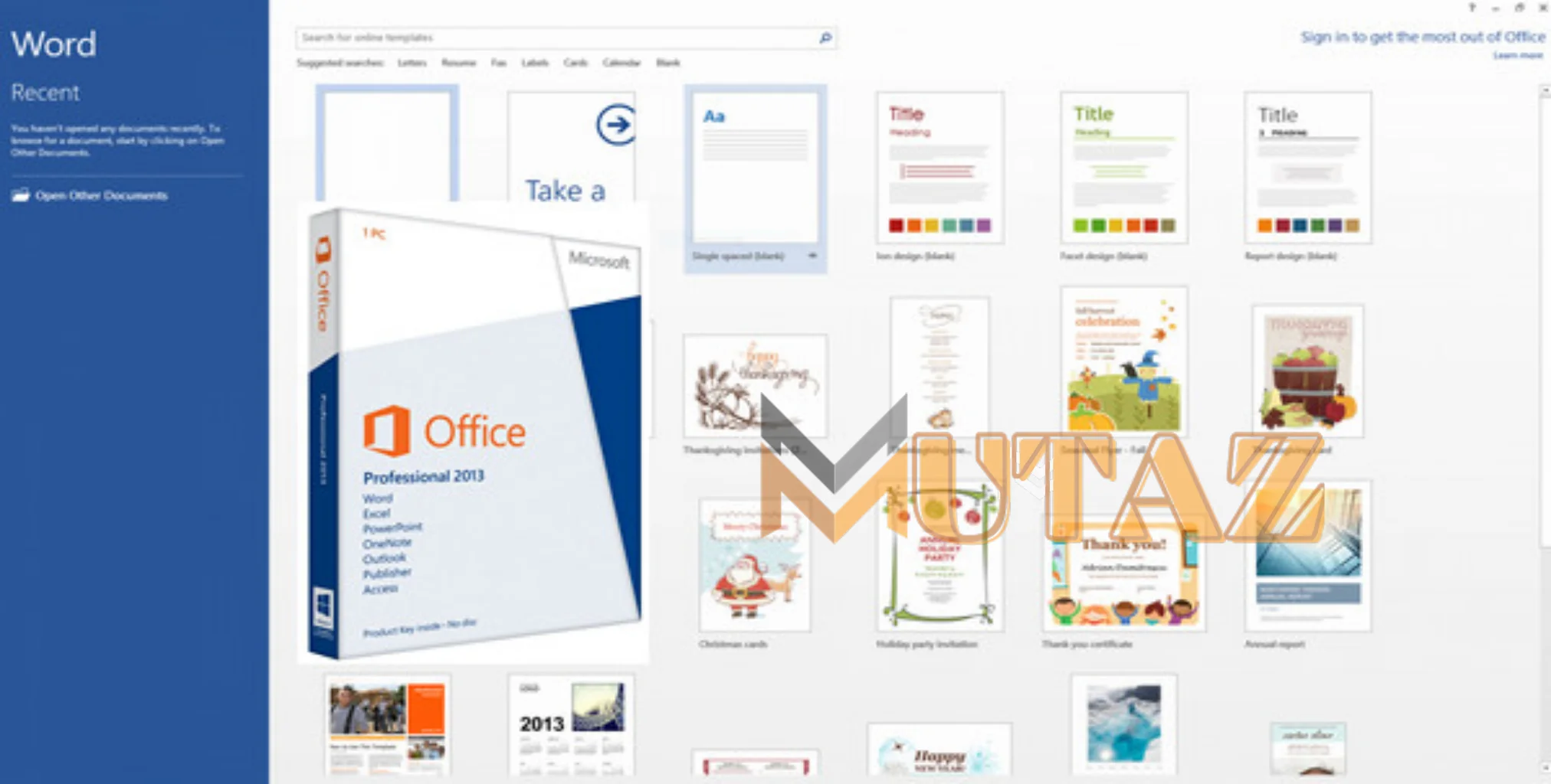 Microsoft Office 2013 Mutaz