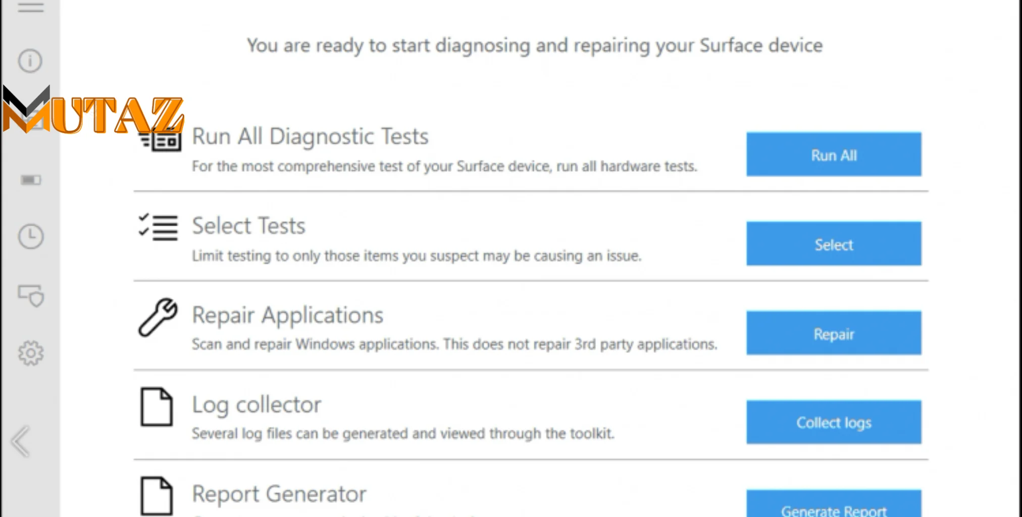 Microsoft Surface Diagnostic Toolkit