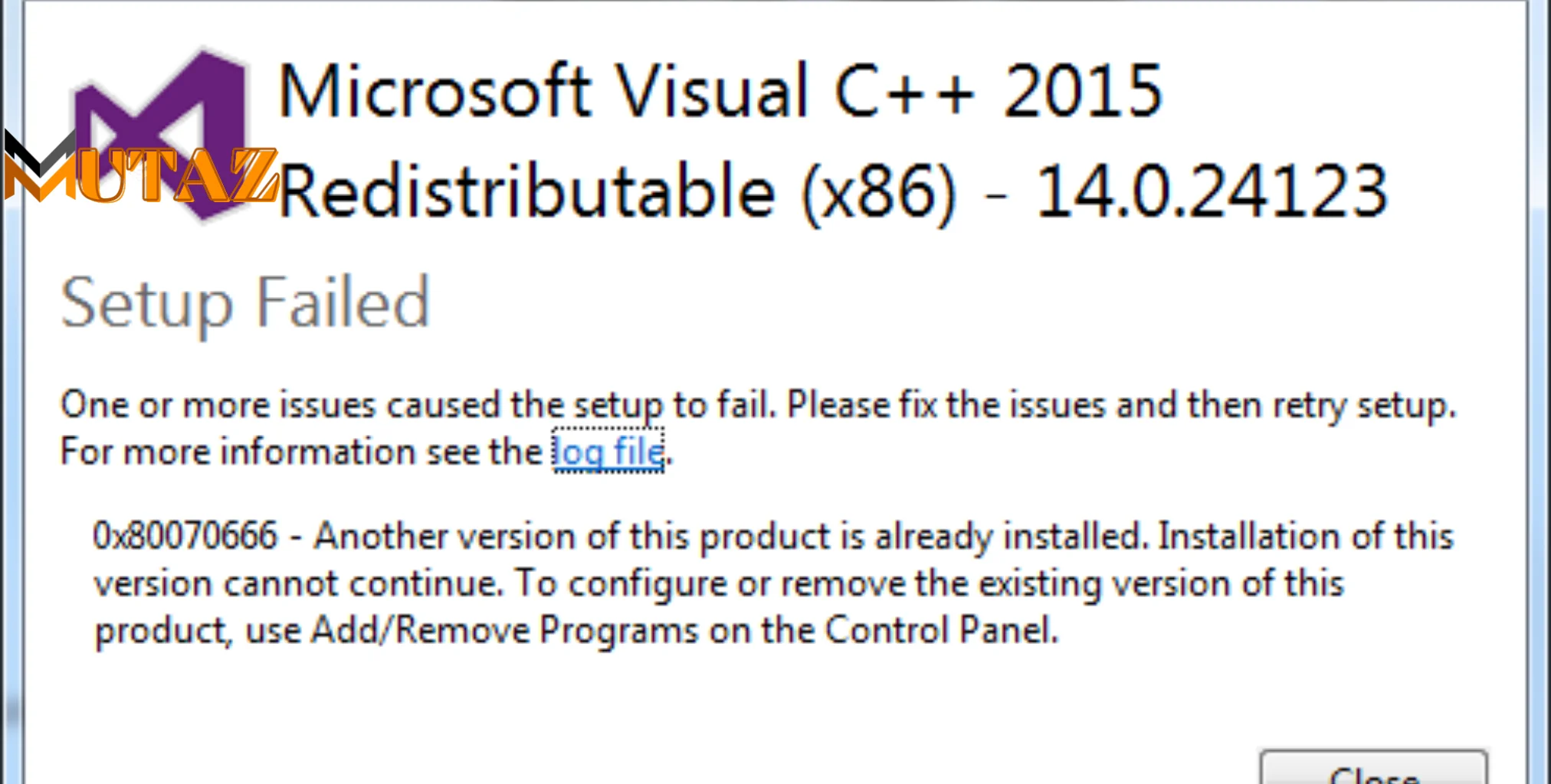Microsoft Visual C++2017 v14 Redistributable