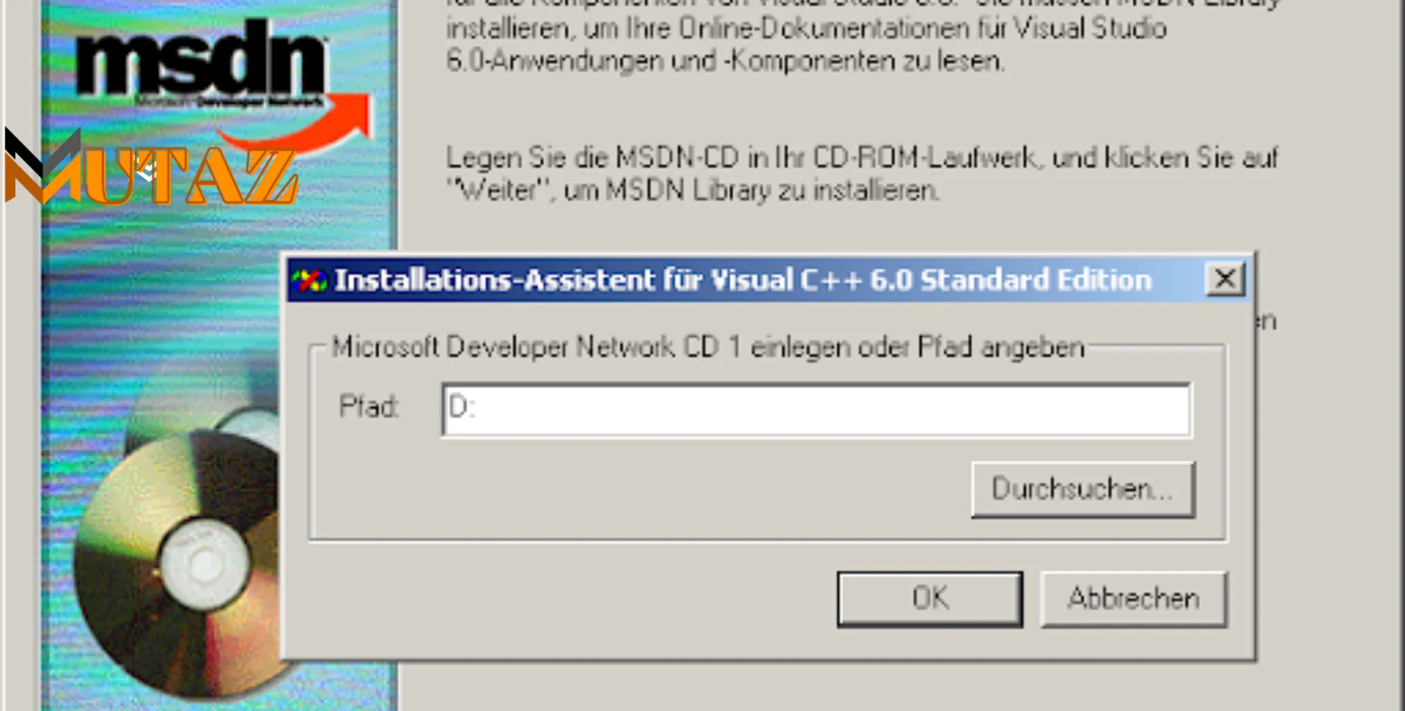 Microsoft Visual Studio MSDN Library for 6.0a