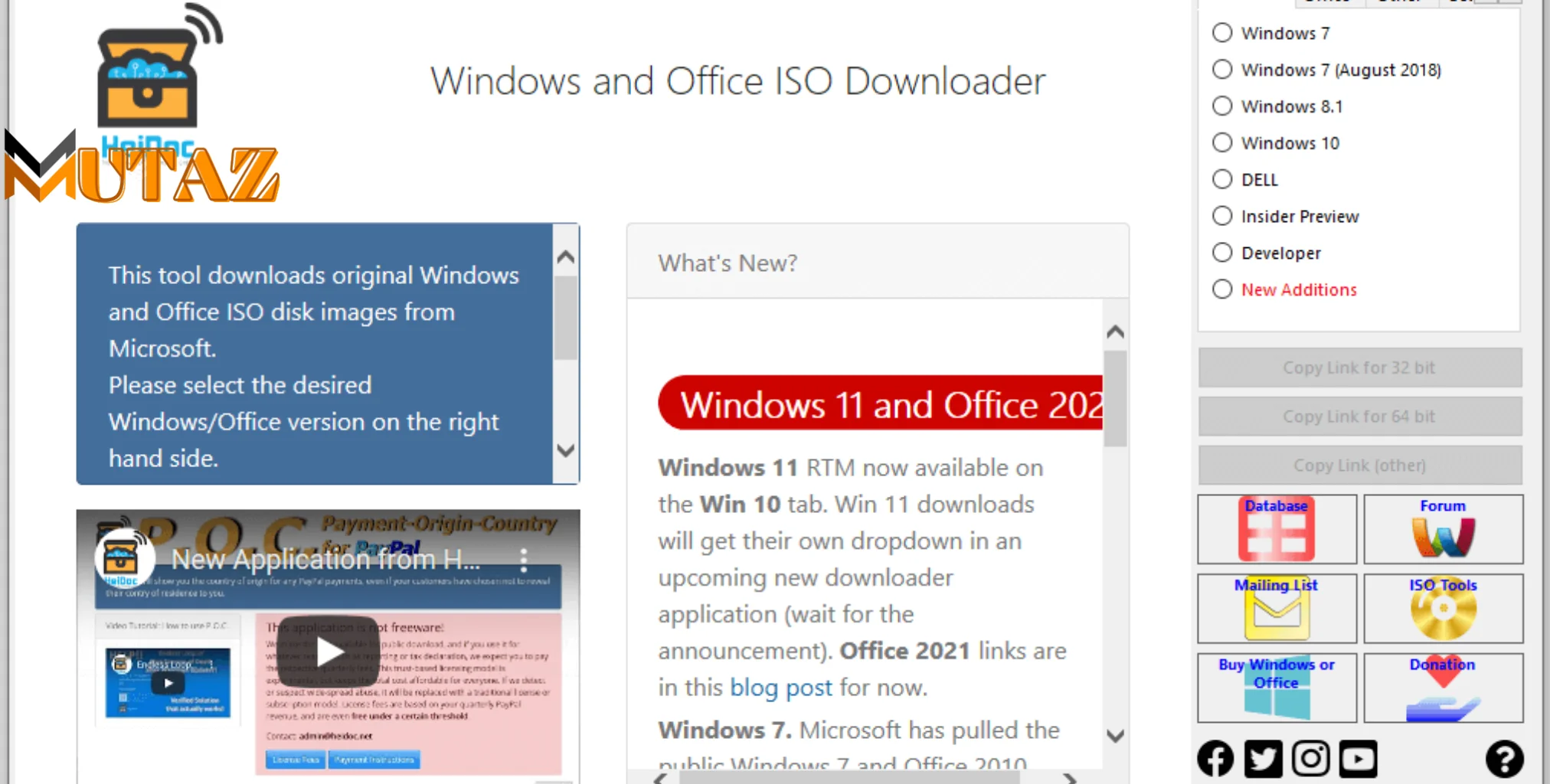 Microsoft Windows and Office ISO Tool v11